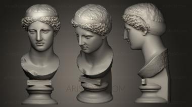 Busts and heads antique and historical (BUSTA_0047) 3D model for CNC machine